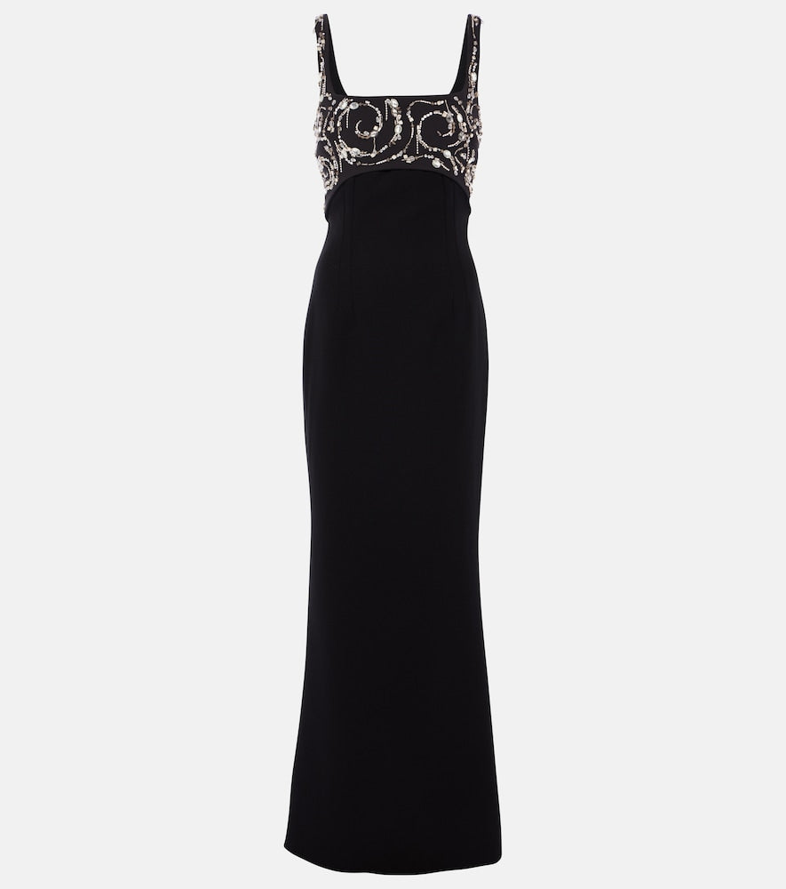 Safiyaa Ezda embellished  gown. Safiyaa Ezda 缀饰礼服