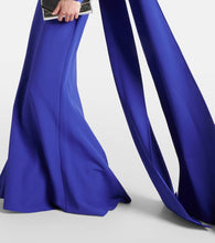 Safiyaa Ginevra embellished caped gown
