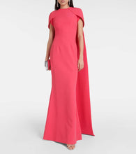 Safiyaa Ginkgo caped gown