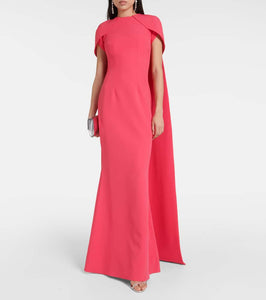 Safiyaa Ginkgo caped gown