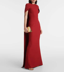 Safiyaa Ginkgo caped gown