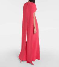 Safiyaa Ginkgo caped gown