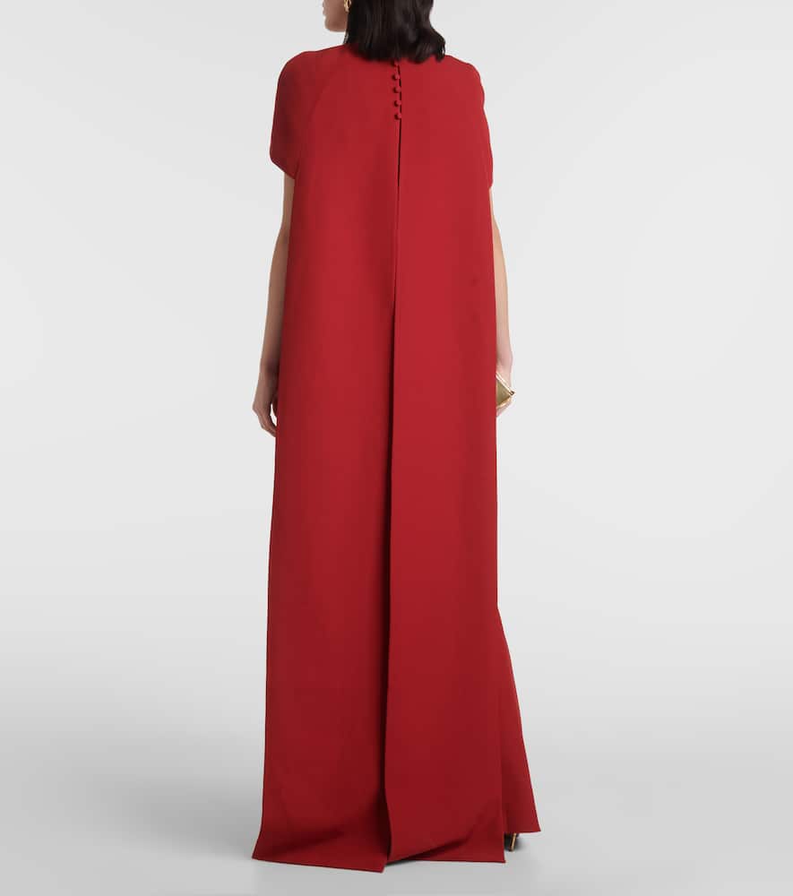 Safiyaa Ginkgo caped gown
