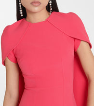 Safiyaa Ginkgo caped gown