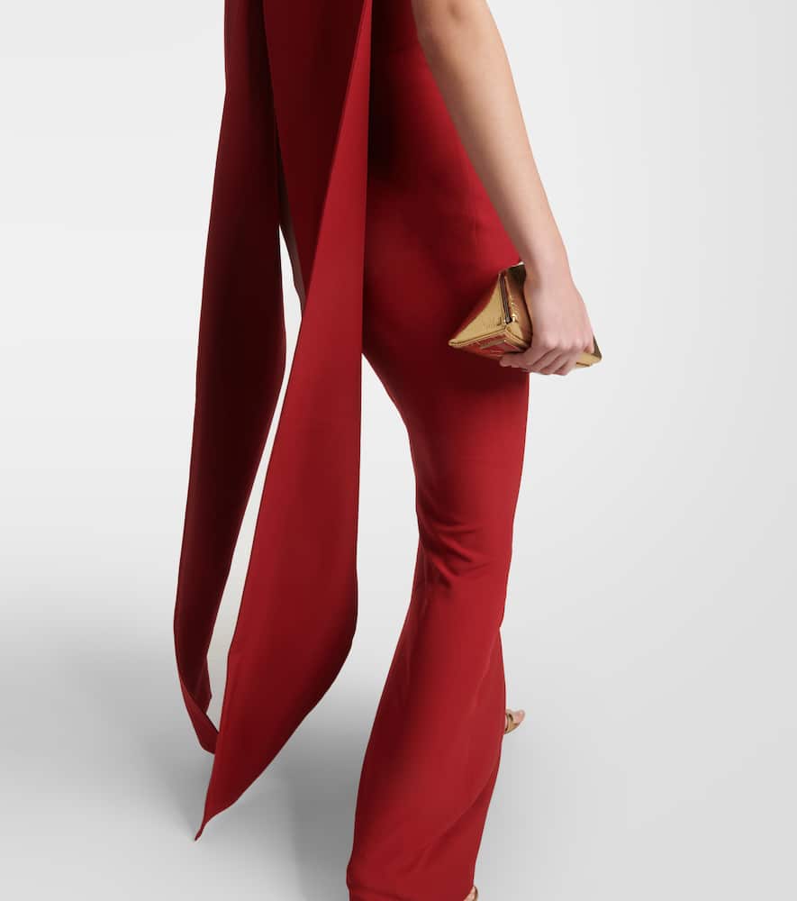 Safiyaa Ginkgo caped gown