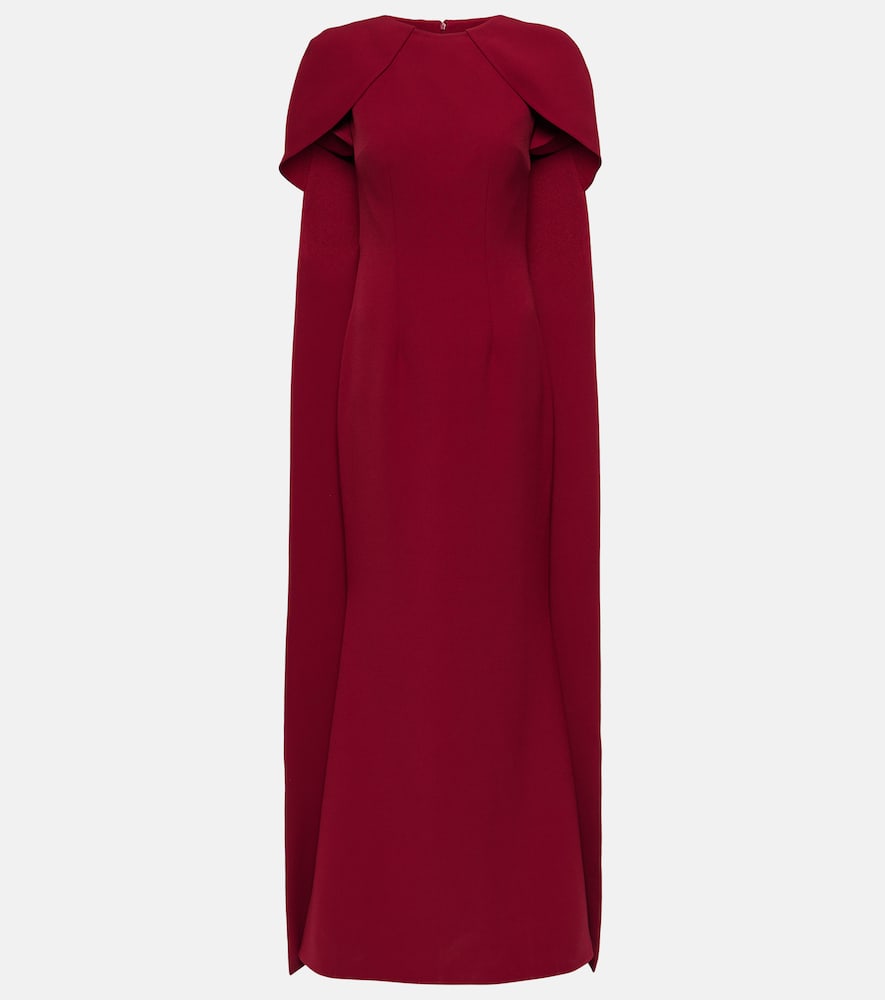 Safiyaa Ginkgo caped gown. Safiyaa Ginkgo 披肩礼服