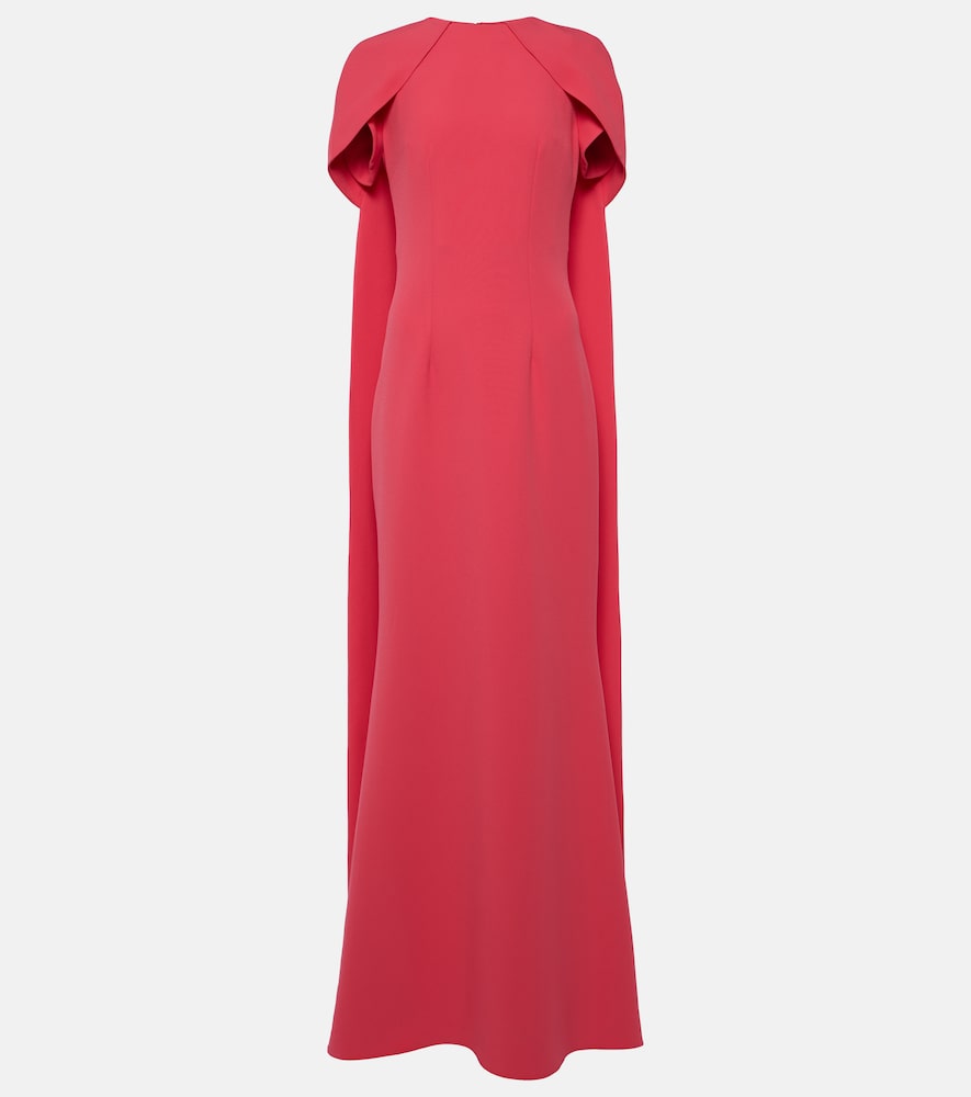 Safiyaa Ginkgo caped gown. Safiyaa Ginkgo 披肩礼服