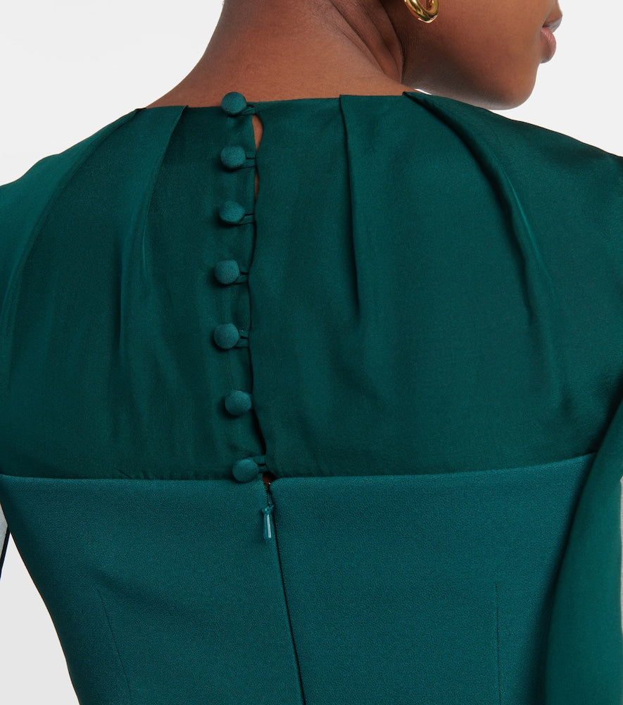 Safiyaa Gloria crêpe gown