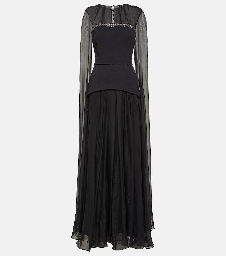 Safiyaa Gloria silk and  gown. Safiyaa Gloria 丝绸礼服