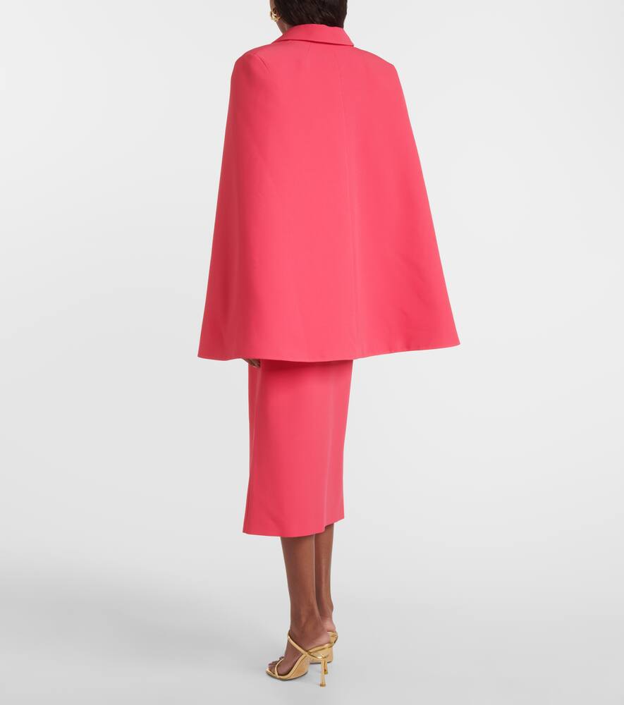 Safiyaa Hadley caped blazer
