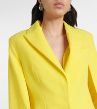 Safiyaa Hadley caped cr√É¬™pe blazer