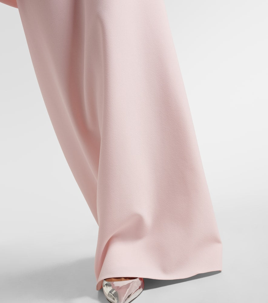 Safiyaa Harper embellished caped gown