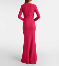 Safiyaa Jana crêpe gown