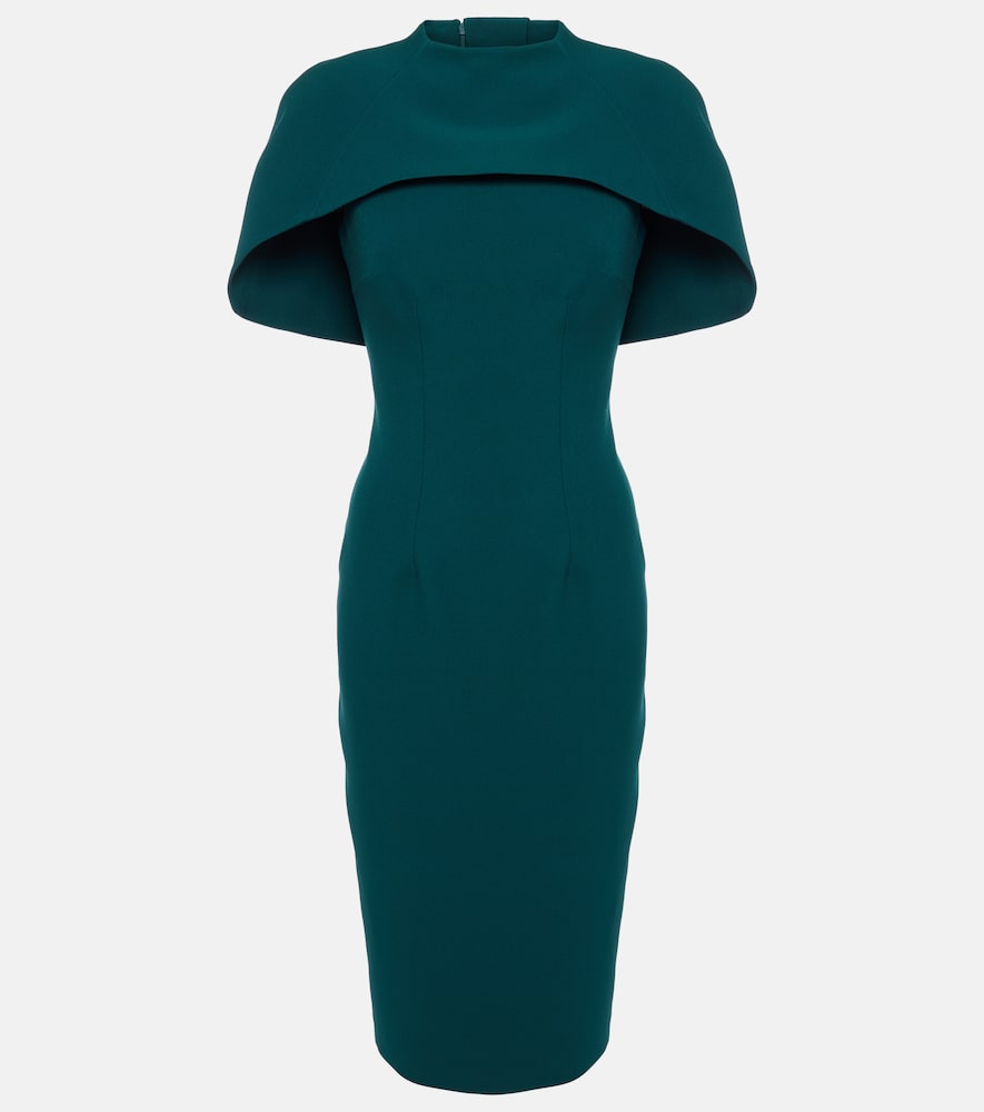 Safiyaa Kalika caped midi dress. Safiyaa Kalika 披肩中长连衣裙