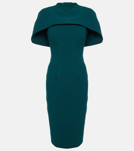 Safiyaa Kalika caped midi dress