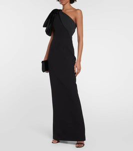 Safiyaa Maelys crêpe gown