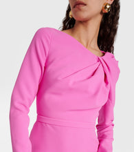 Safiyaa Maha crêpe midi dress