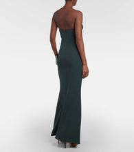 Safiyaa Makkari crêpe gown
