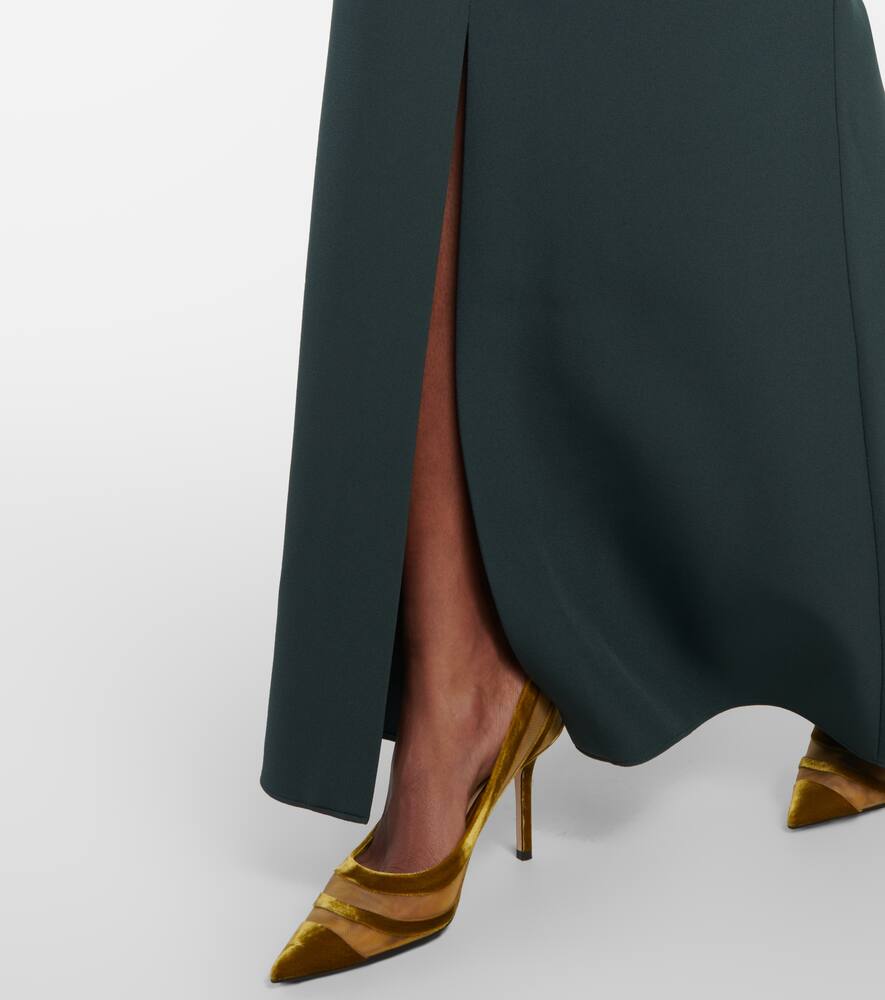 Safiyaa Makkari crêpe gown