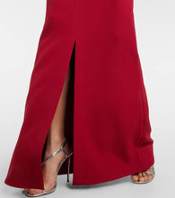 Safiyaa Makkari embellished strapless crêpe gown