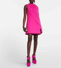 Safiyaa Margareta asymmetrical cape minidress