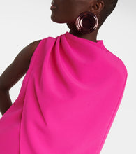 Safiyaa Margareta asymmetrical cape minidress