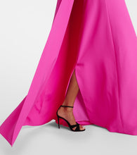 Safiyaa Mattia caped embellished gown