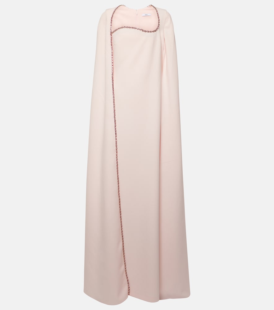 Safiyaa Mattia caped embellished  gown. Safiyaa Mattia 斗篷装饰礼服