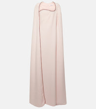 Safiyaa Mattia caped embellished  gown. Safiyaa Mattia 斗篷装饰礼服