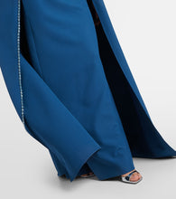 Safiyaa Mattia embellished caped  gown