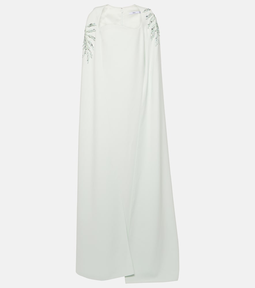 Safiyaa Mattia embellished caped  gown. Safiyaa Mattia 带缀饰斗篷礼服