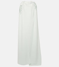 Safiyaa Mattia embellished caped  gown. Safiyaa Mattia 带缀饰斗篷礼服