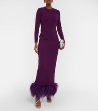 Safiyaa Paignita embellished crêpe gown