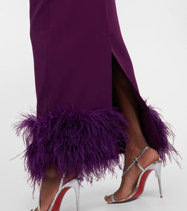 Safiyaa Paignita embellished crêpe gown