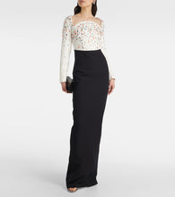 Safiyaa Racha embroidered gown
