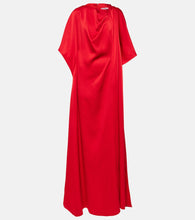 Safiyaa Reda gathered satin gown. Safiyaa Reda 缩褶缎布礼服