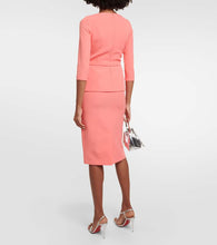 Safiyaa Rildanna crêpe midi dress