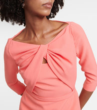 Safiyaa Rildanna crêpe midi dress