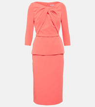 Safiyaa Rildanna crêpe midi dress