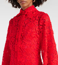 Safiyaa Salma lace belted shirt dress
