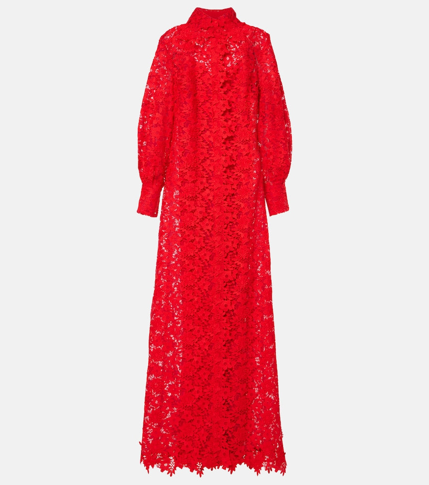 Safiyaa Salma lace belted shirt dress. Safiyaa Salma 蕾丝束带衬衫式连衣裙