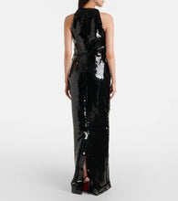 Safiyaa Santina sequined gown