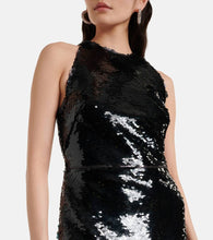 Safiyaa Santina sequined gown