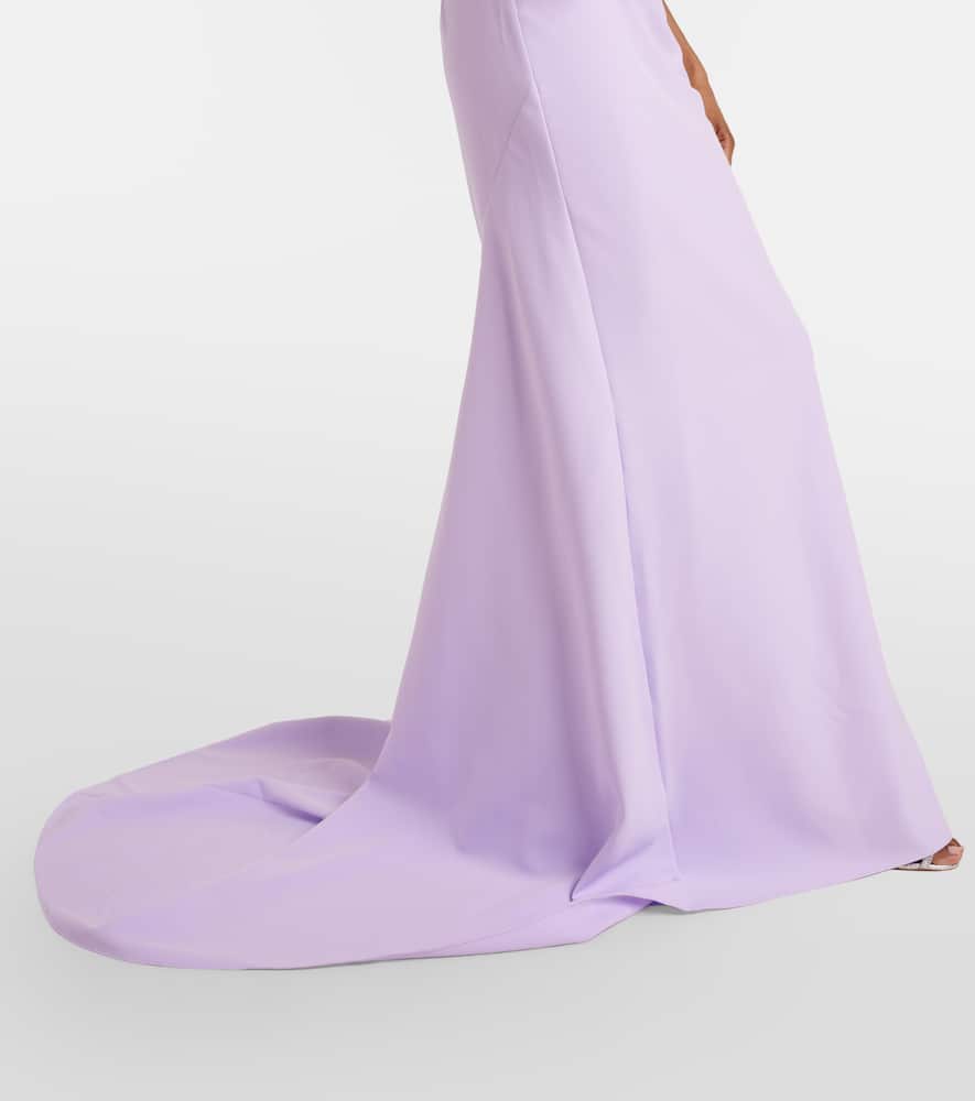 Safiyaa Sofie crêpe gown