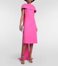 Safiyaa Sofieanne crêpe midi dress