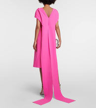 Safiyaa Sofieanne crêpe midi dress