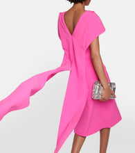 Safiyaa Sofieanne crêpe midi dress