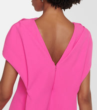 Safiyaa Sofieanne crêpe midi dress