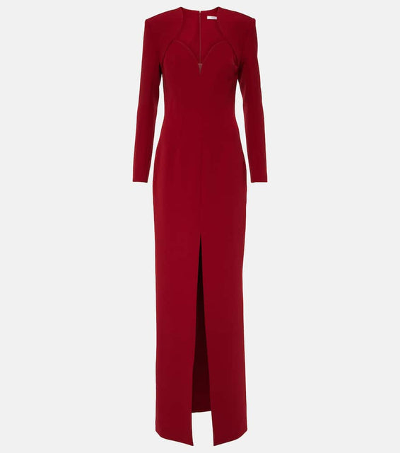 Safiyaa Trixie embellished crêpe gown