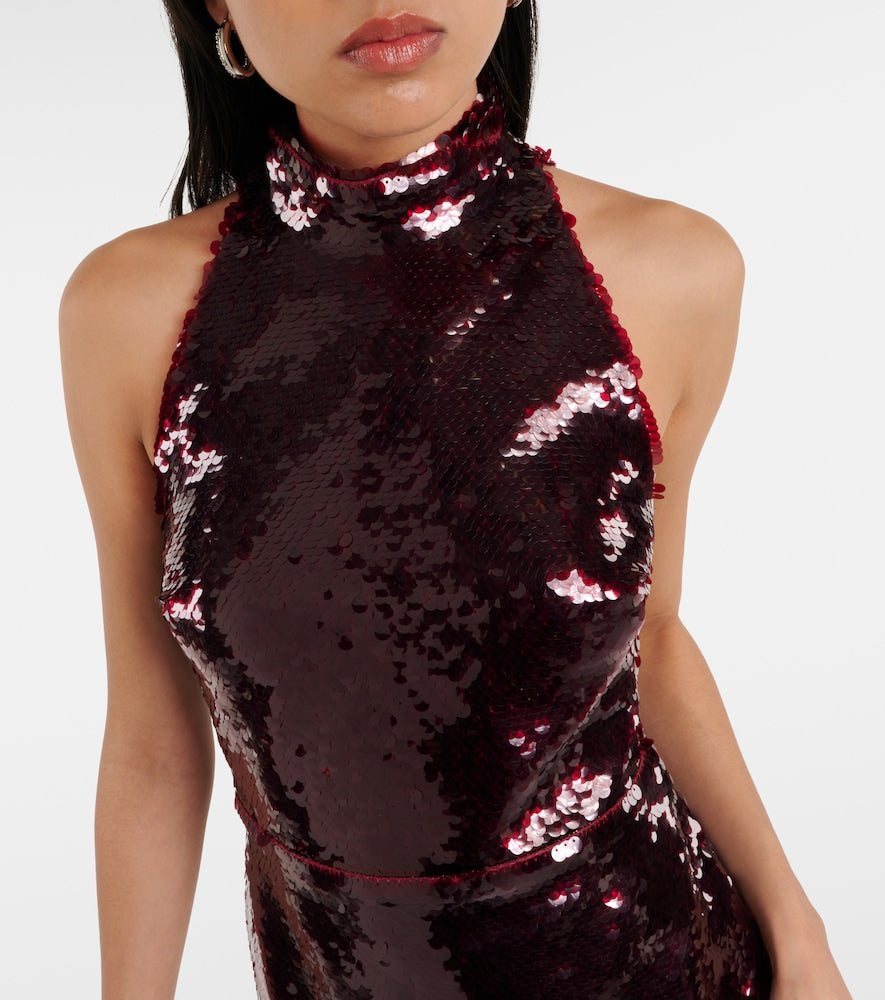 Safiyaa Viba sequined gown